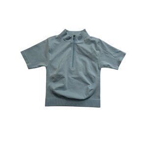 House iD Seamless Half Zip in Sky Blue